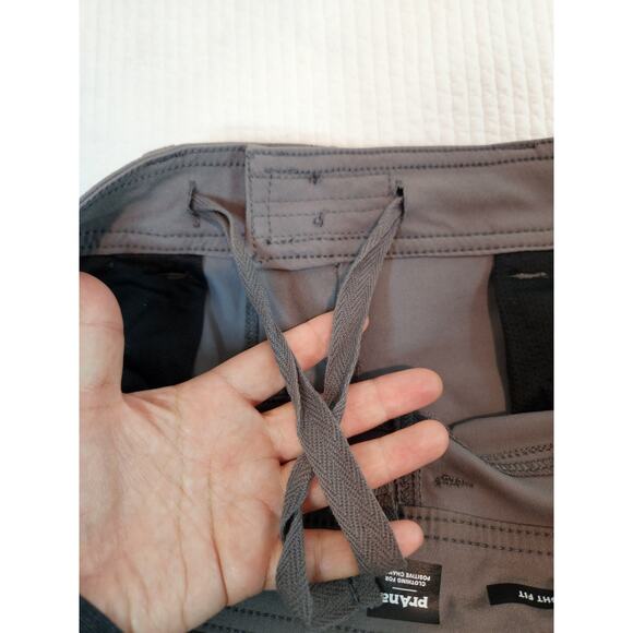 prAna Women's Straight Fit Outdoor Pants Size 8R Gray Hiking Travel Casual - Picture 3 of 8